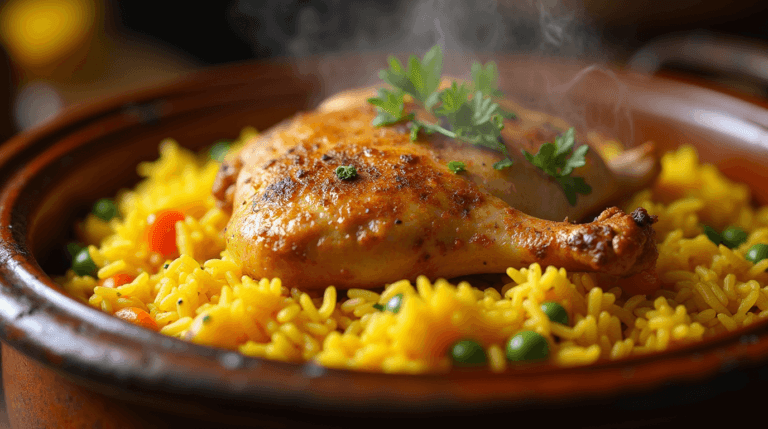 Easy Chicken and Yellow Rice