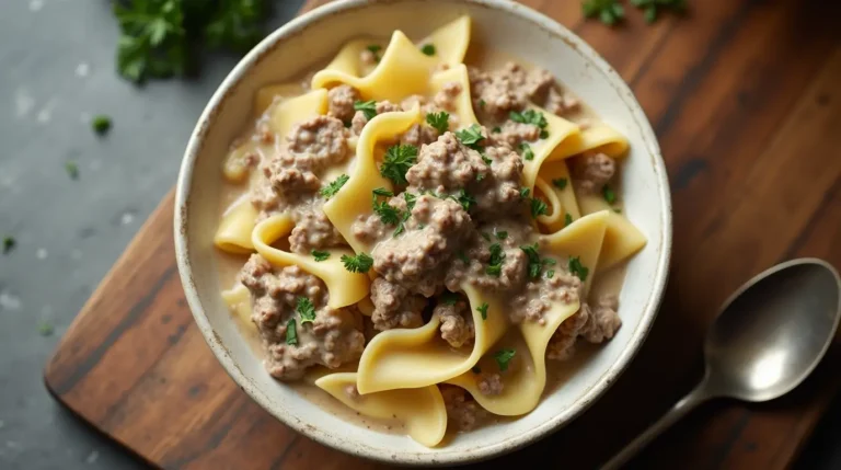 Easy Beef and Noodles