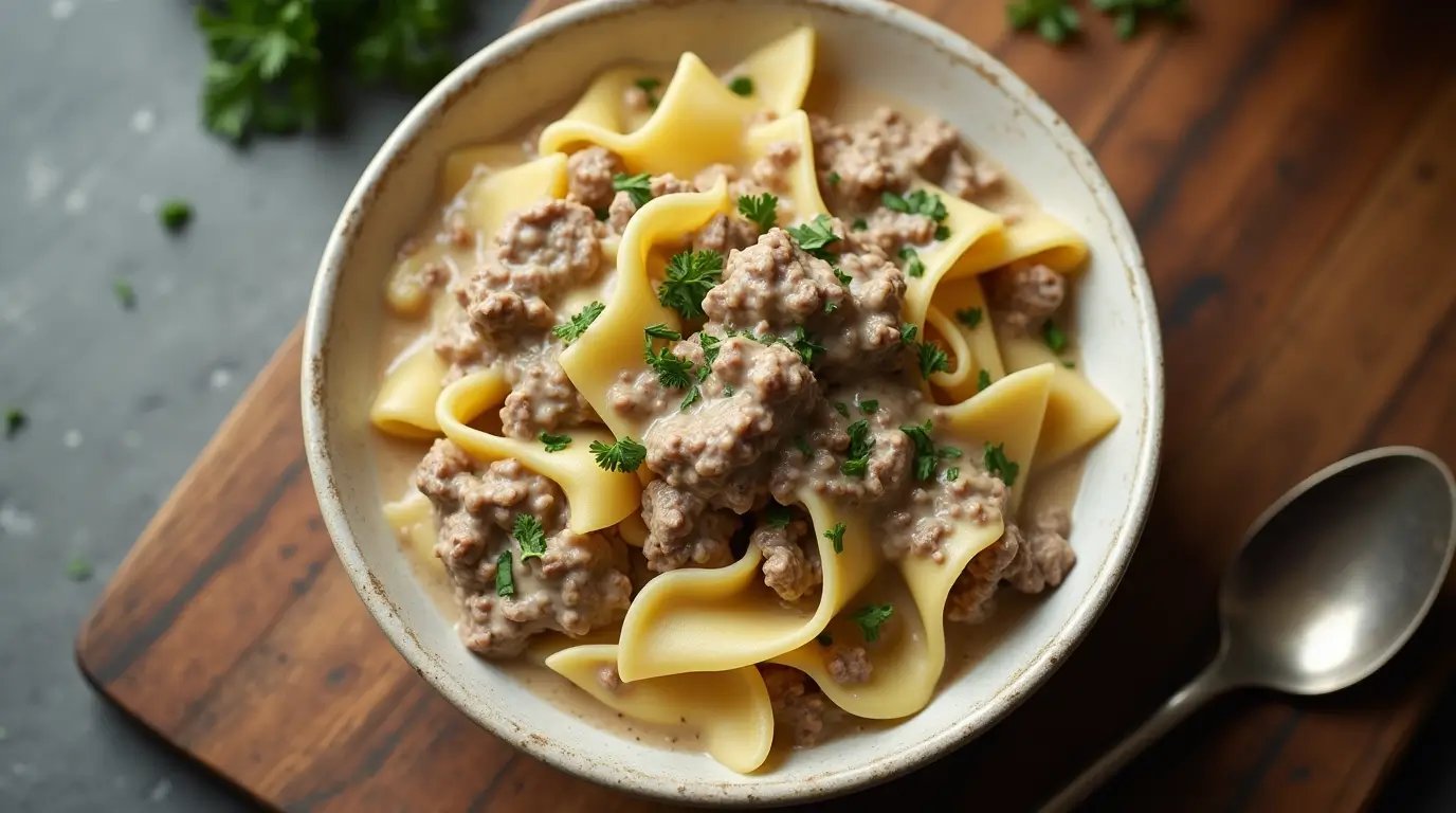 Easy Beef and Noodles